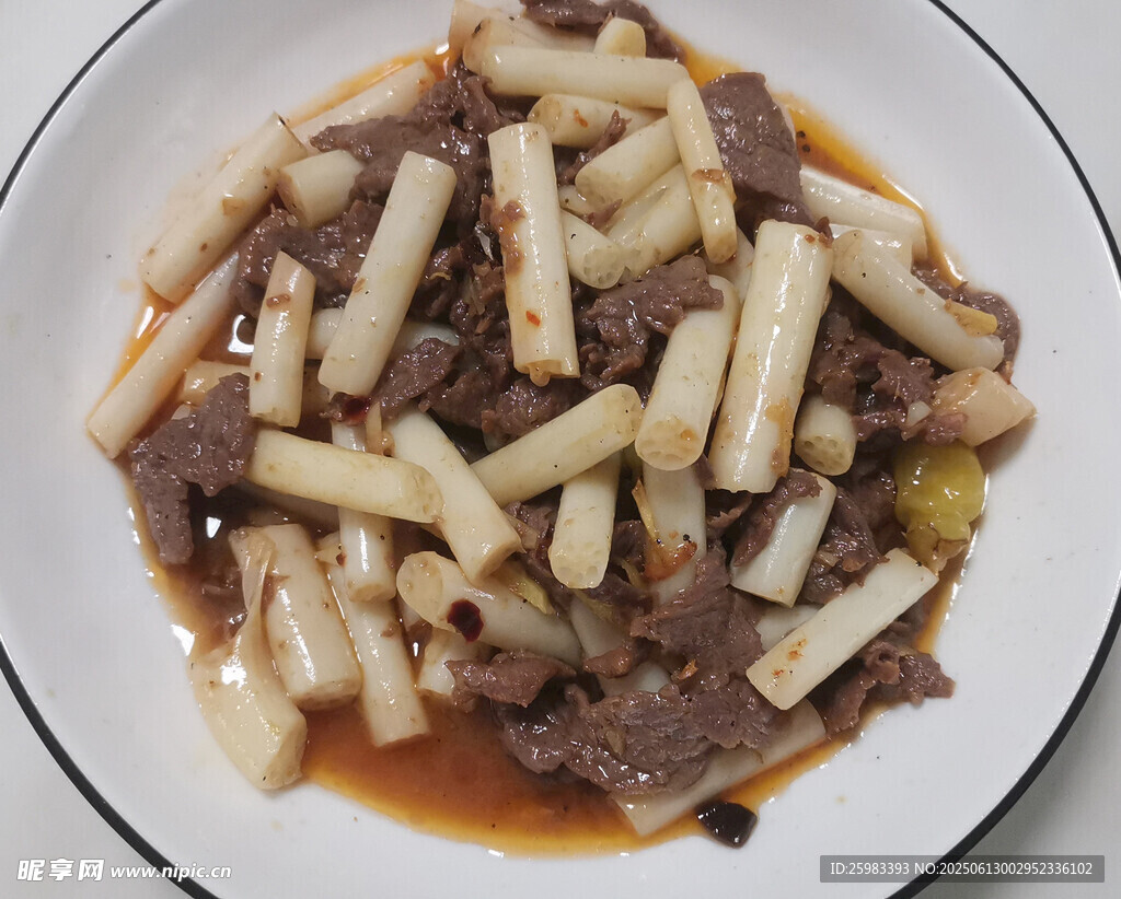 牛肉炒年糕