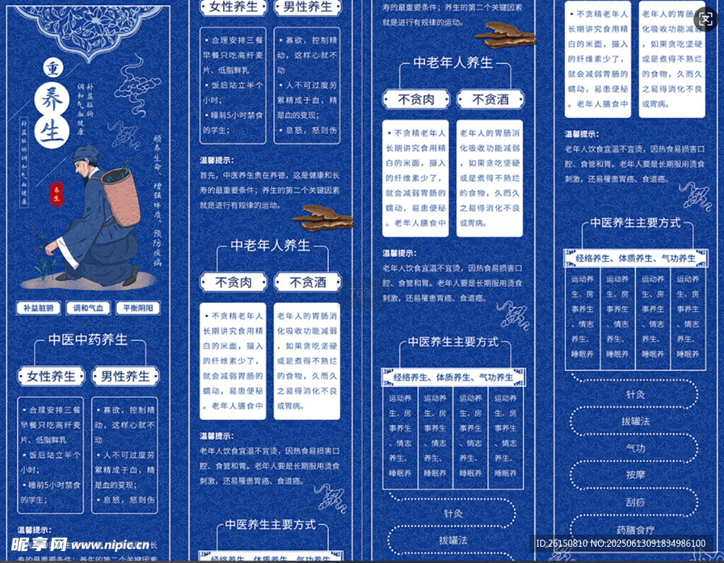 養生詳情頁