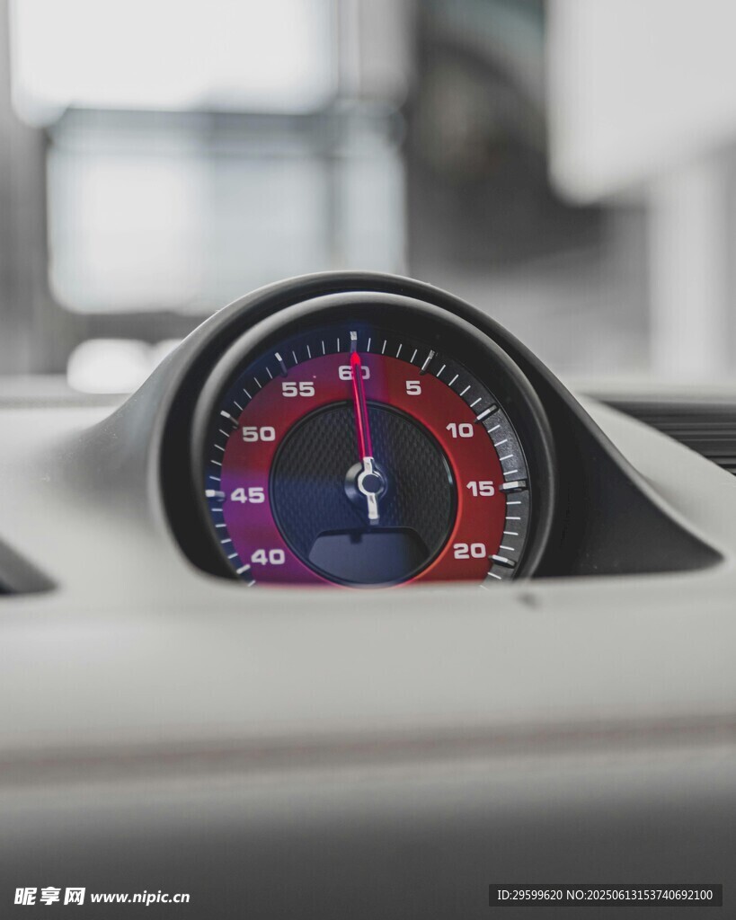 汽車儀表盤特寫