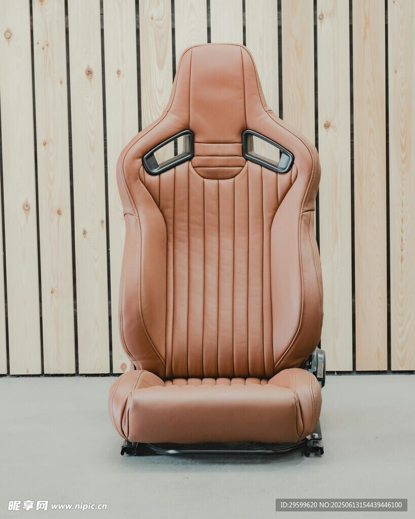 復古風格棕色汽車座椅