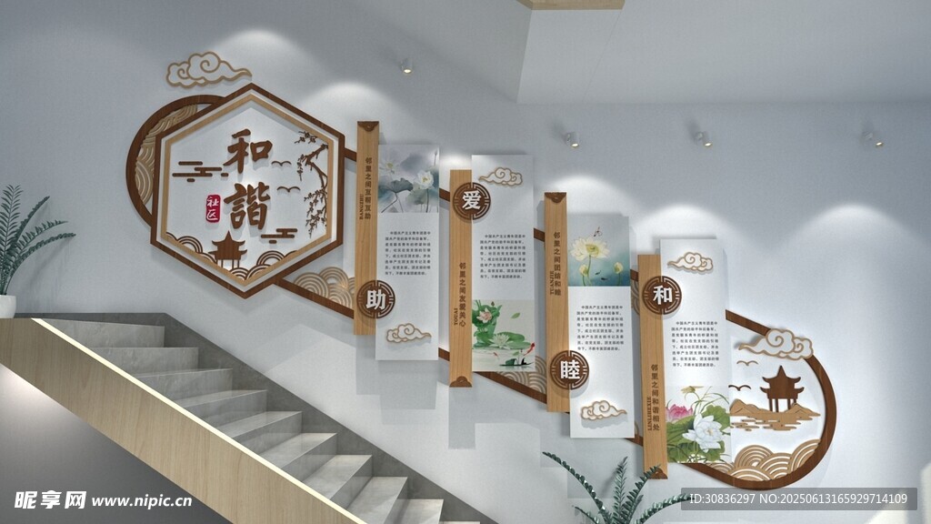 樓梯文化墻