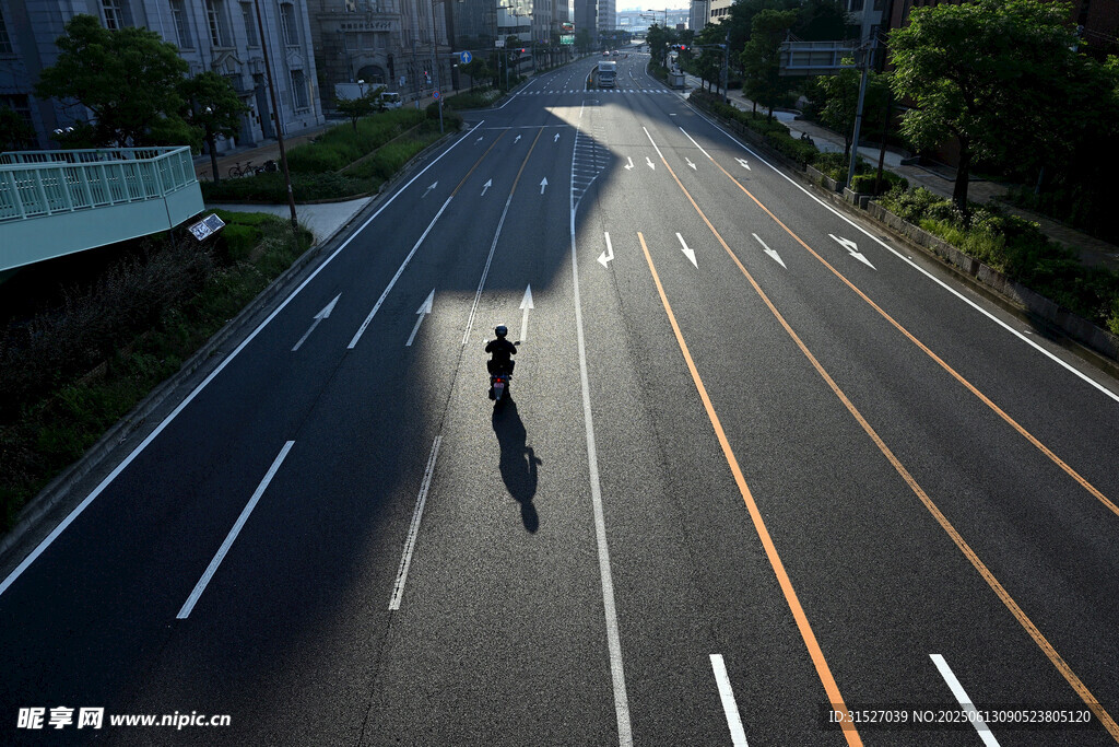 寬闊道路攝影圖