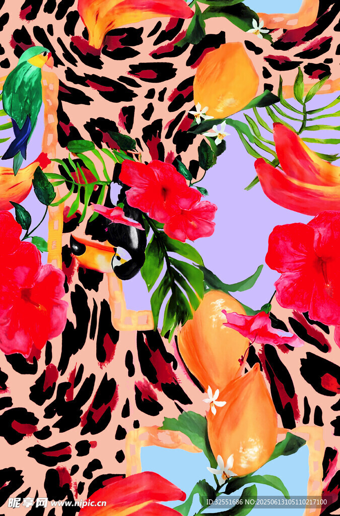豹紋花