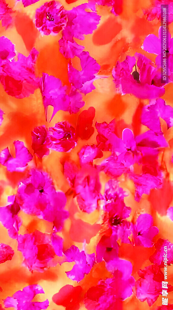 扎染花