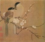 工筆畫(huà)雙鳥(niǎo)圖