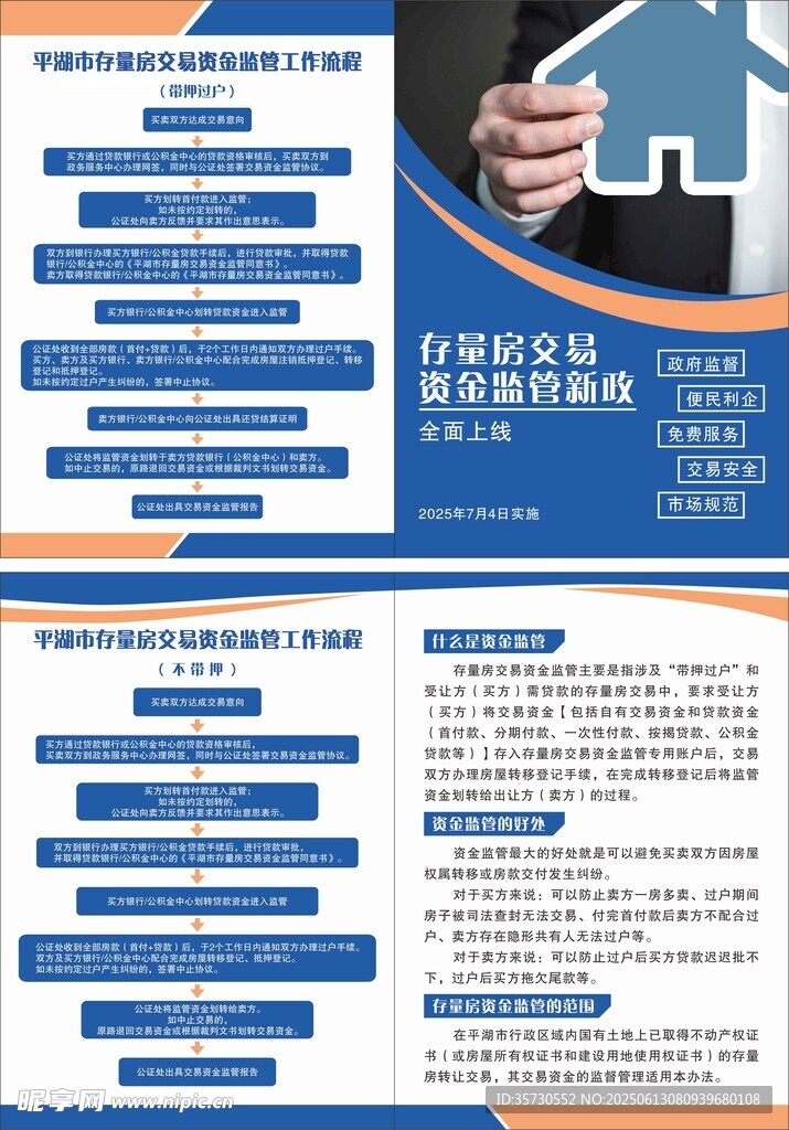 二折頁 存量房交易資金管理新政