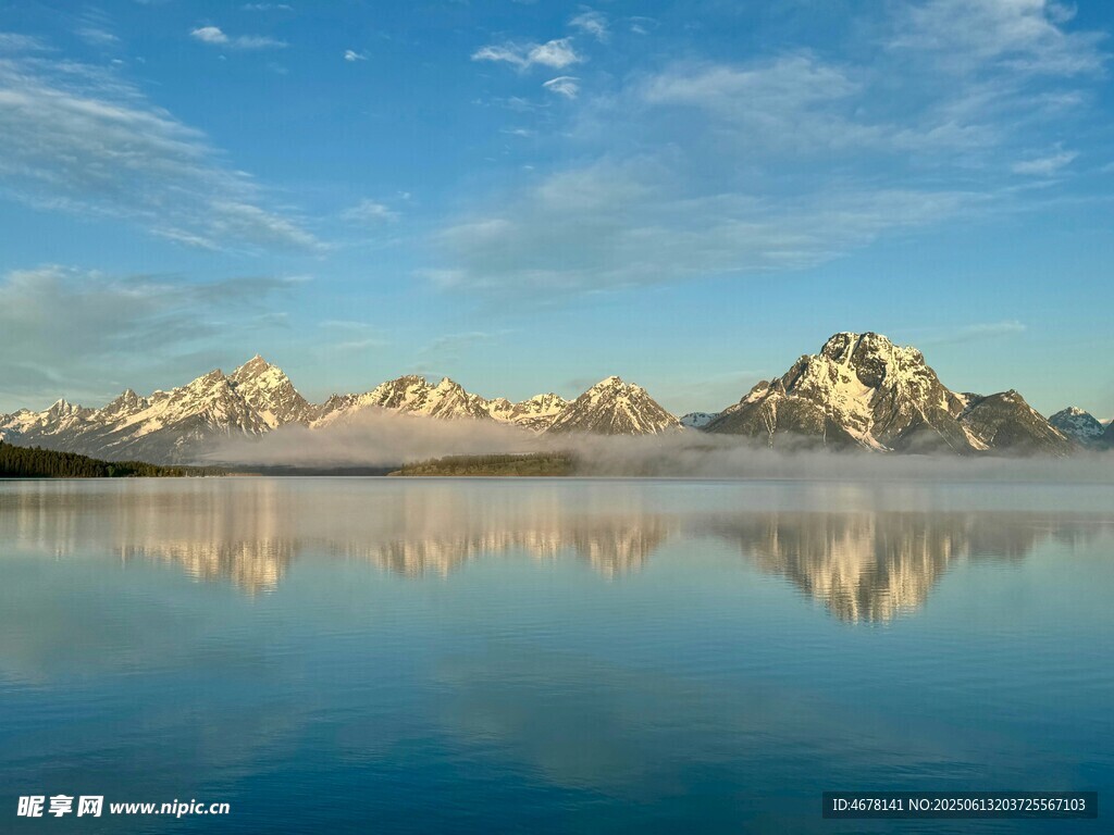 壯麗山水倒影美景