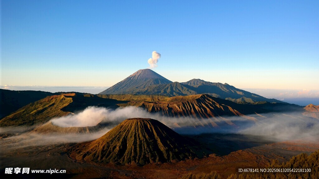 壯麗火山云海景觀