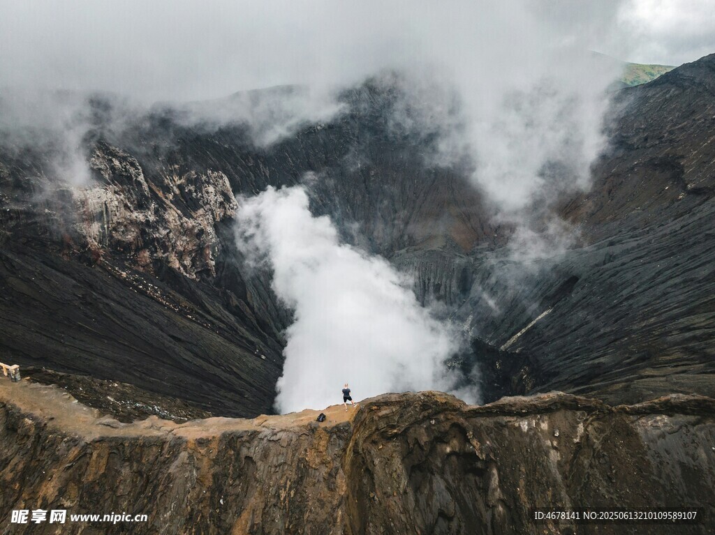 火山口壯麗景觀