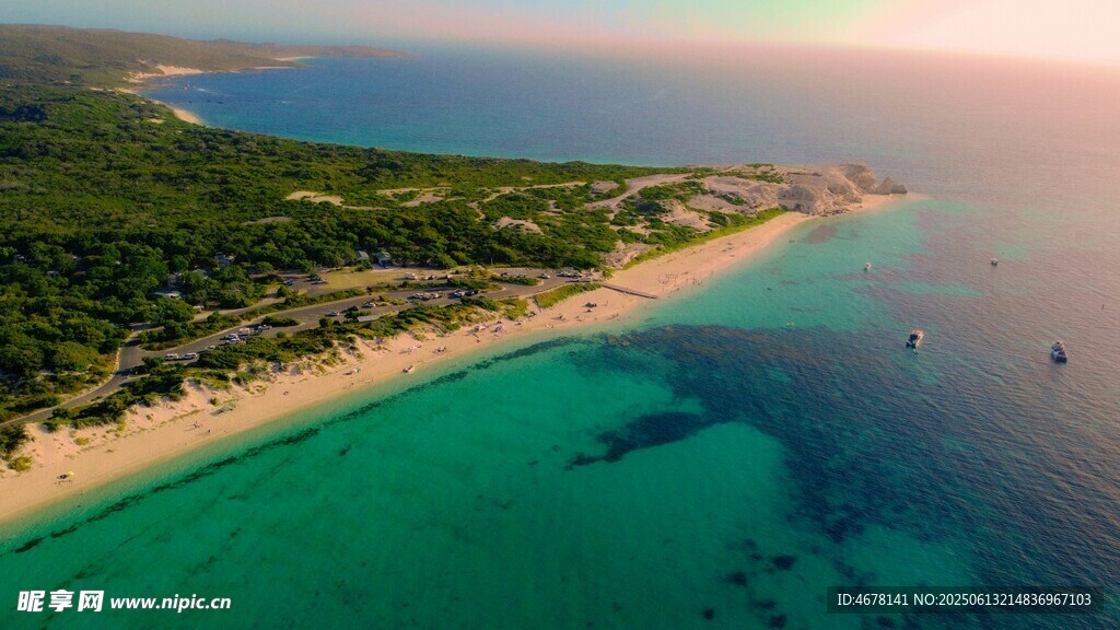 美麗海濱風光