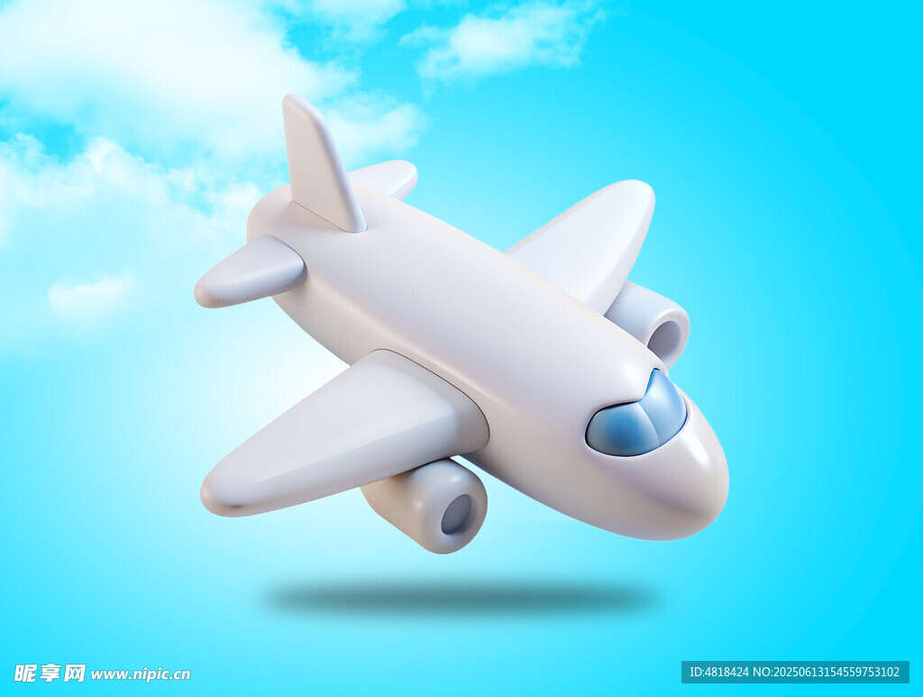 卡通飛機背景