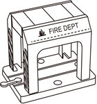 消防部門專用鎖具模型