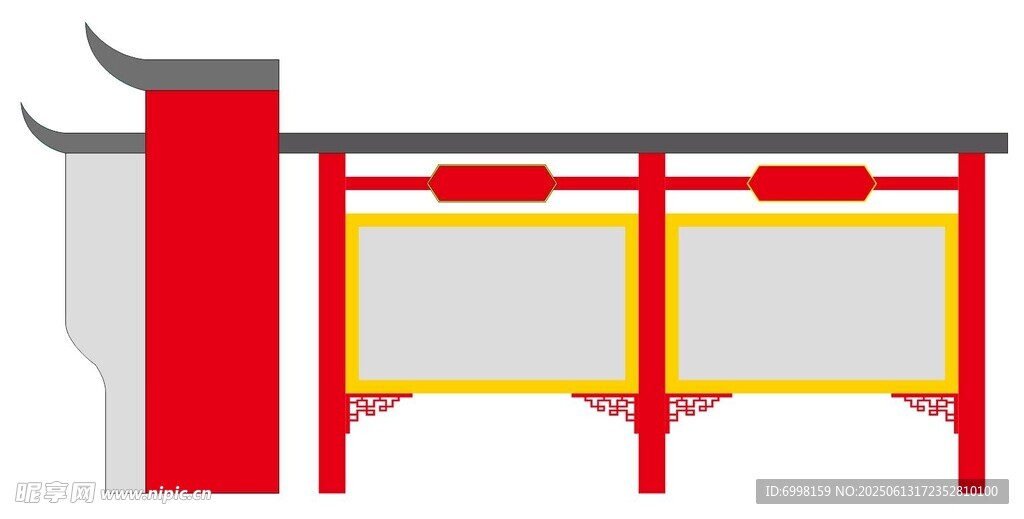 中式傳統(tǒng)宣傳欄
