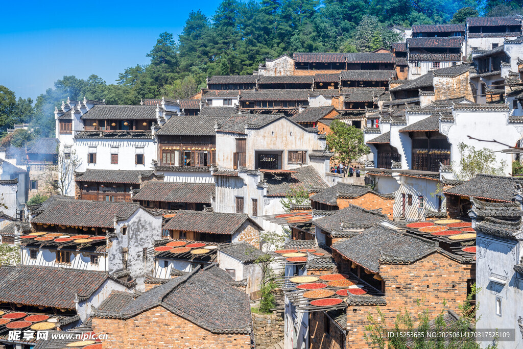 徽派古村落全景