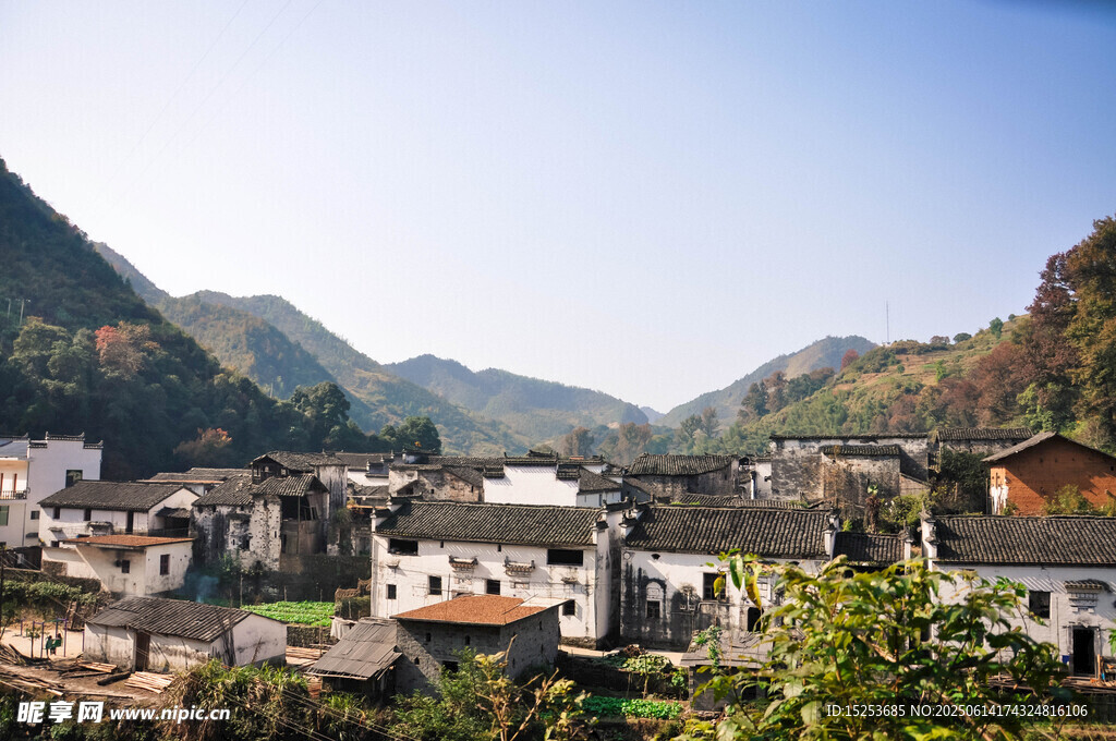 山間村落美景