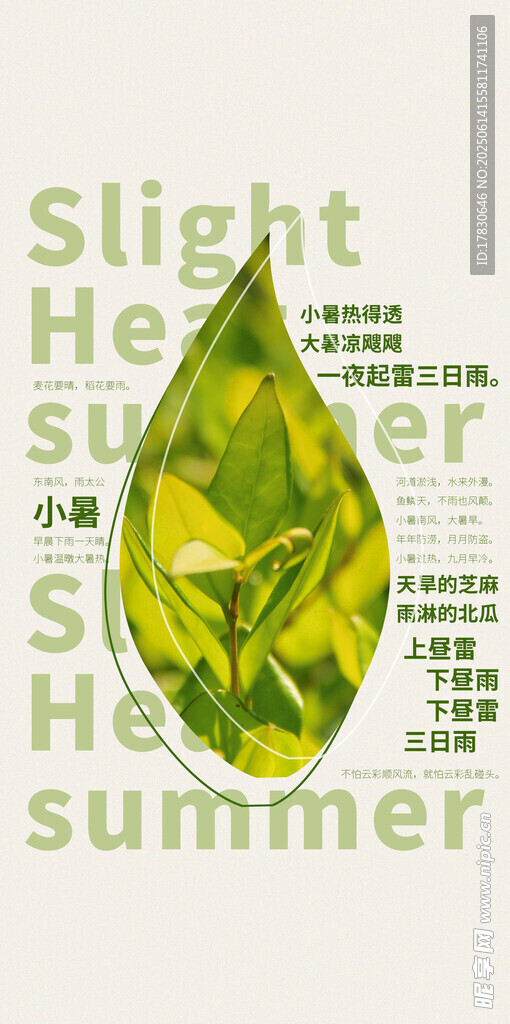 小暑海報