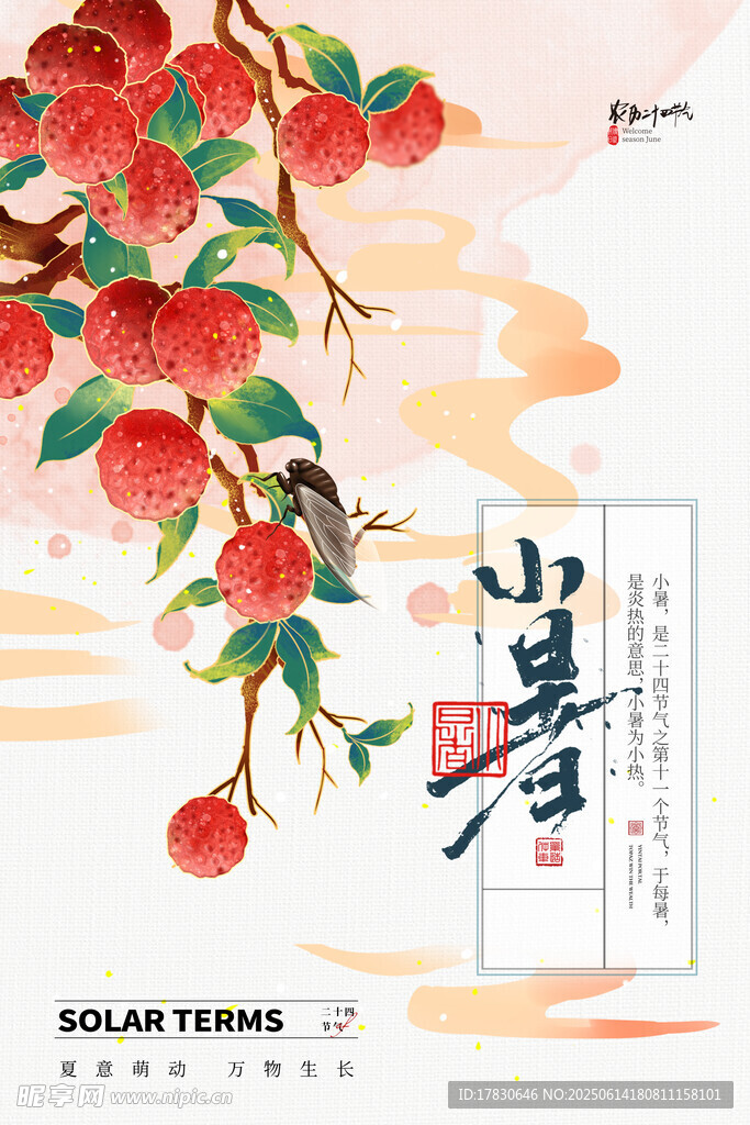 小暑海報