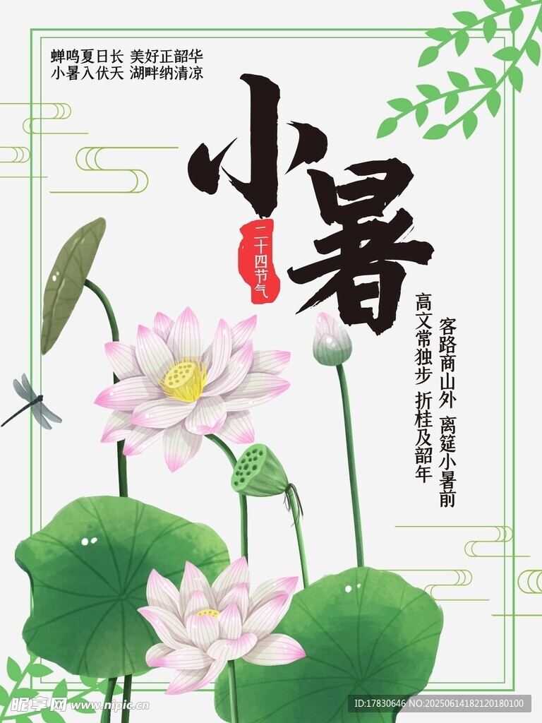 小暑海報