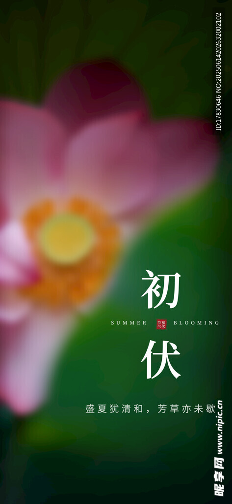 三伏天海報