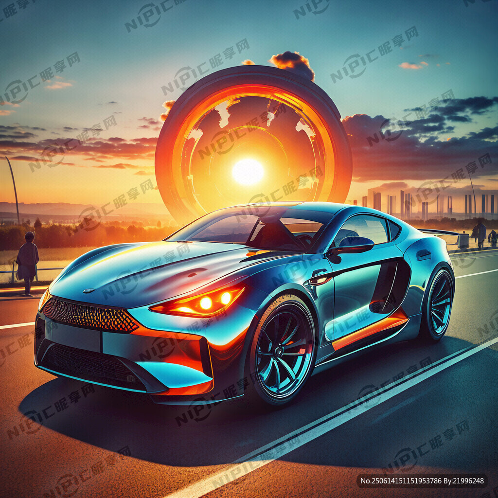 太陽能驅(qū)動汽車3D多視角圖