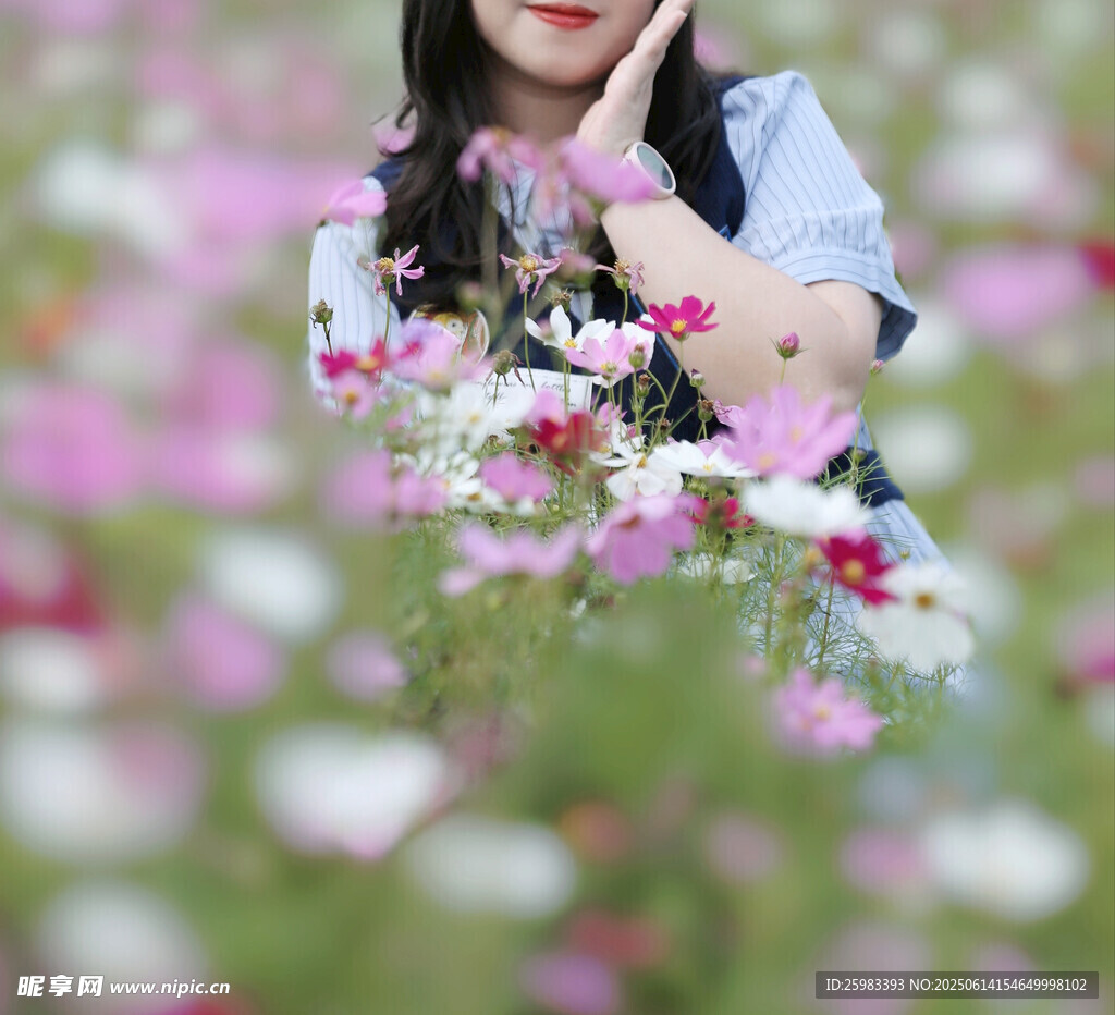 休閑的女孩