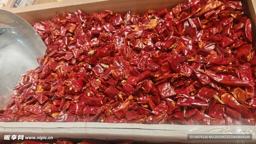 滿滿紅辣椒干貨展示