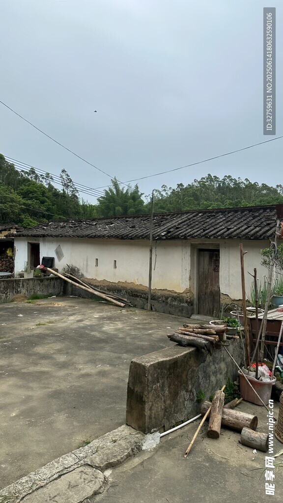 鄉村小院場景
