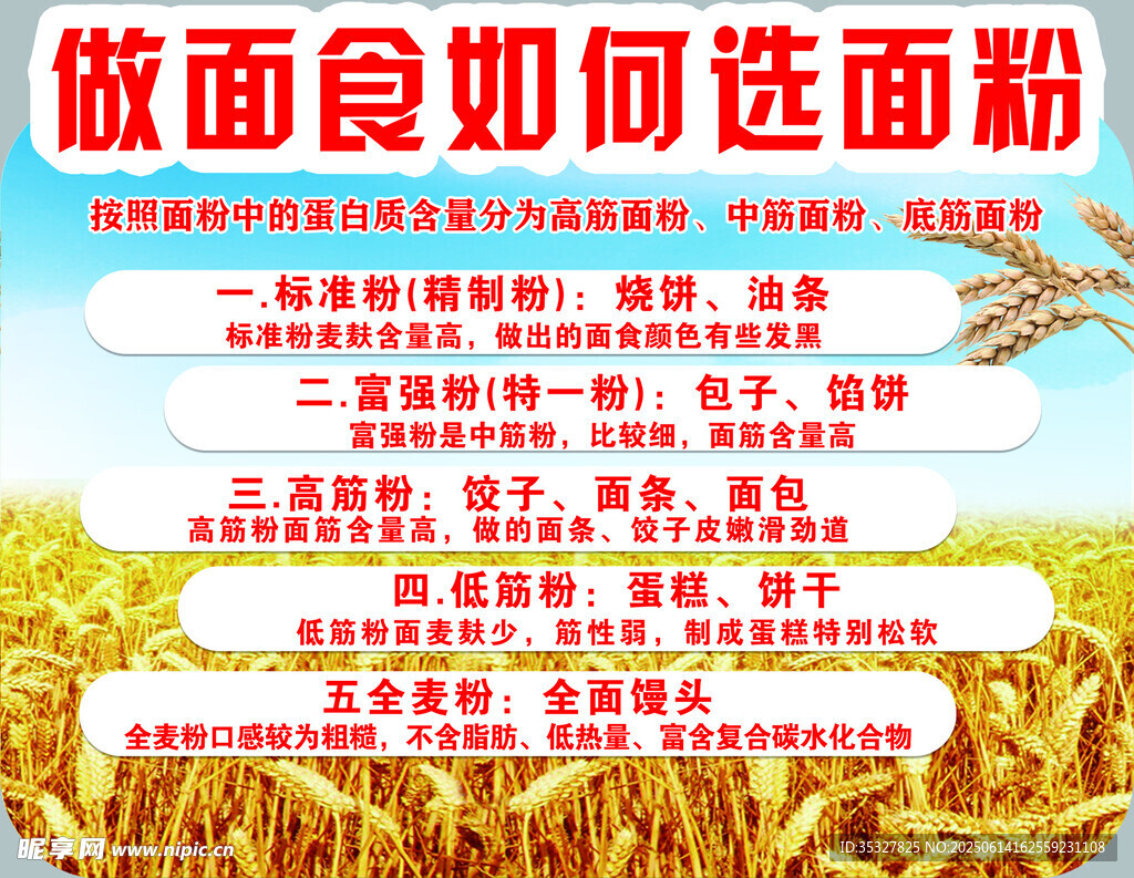 做面食選面粉的實用指南