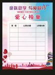 感恩的心展板