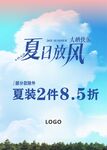 夏日服裝海報(bào)