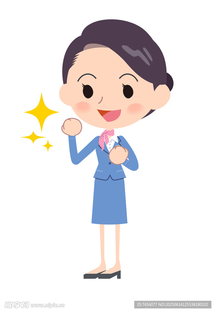 職業女性自信點贊