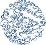 傳統(tǒng)中式龍紋圖案設(shè)計(jì)