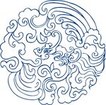 中式傳統云紋圖案設計
