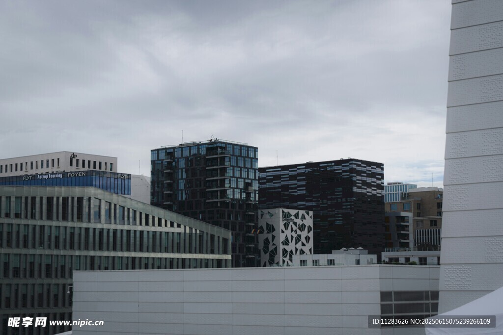 城市建筑群景觀