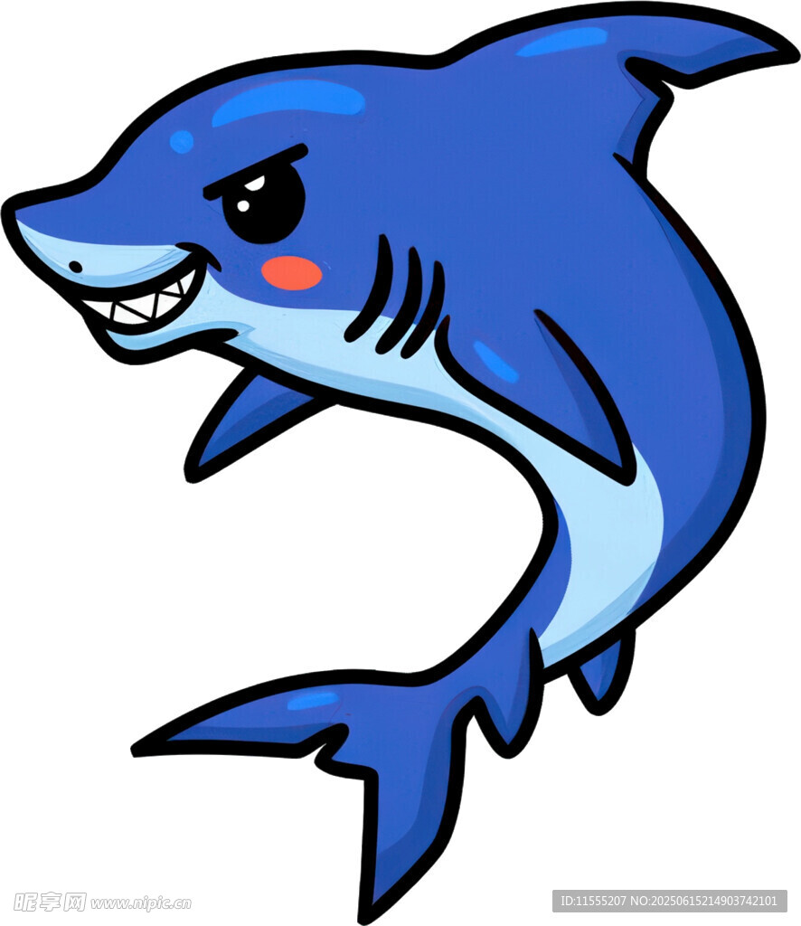 卡通鯊魚形象