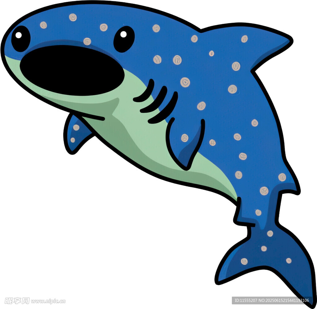 卡通鯊魚形象