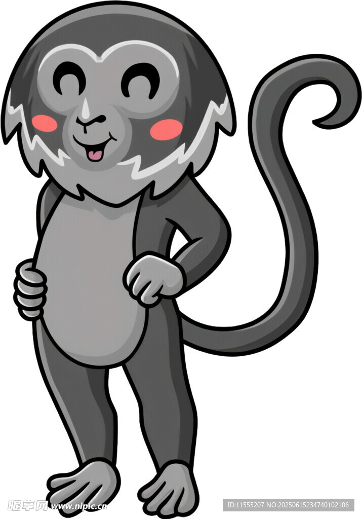 可愛(ài)猴子卡通形象