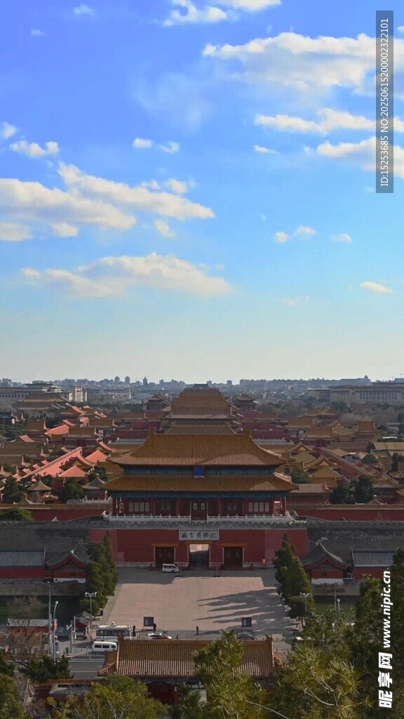 俯瞰故宮壯麗景致