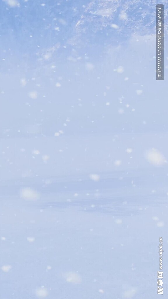 夢幻雪景背景圖