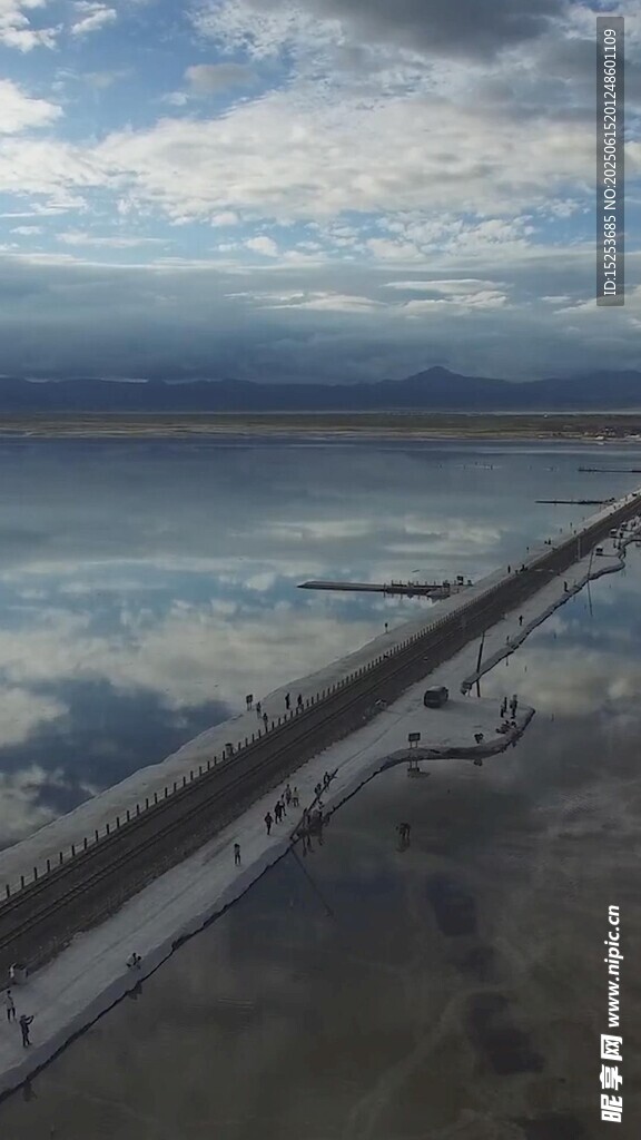 天空之境般的美麗鹽湖景觀