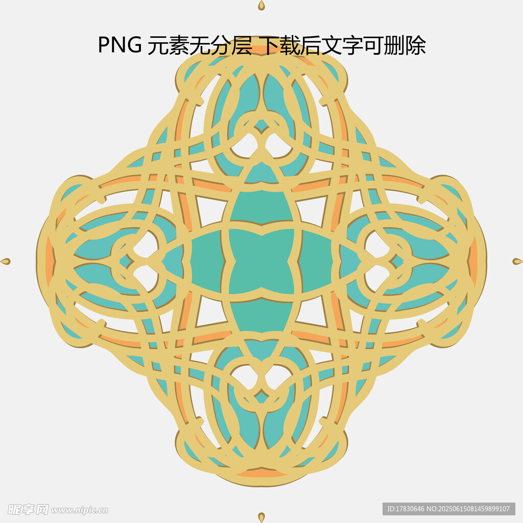 精美幾何花紋裝飾圖案