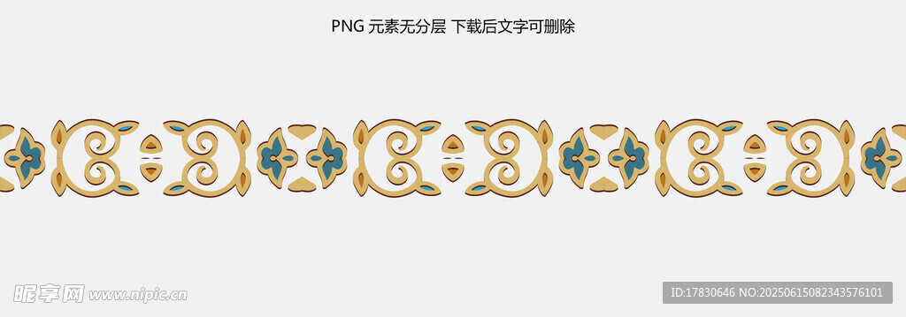 古典花紋邊框圖案