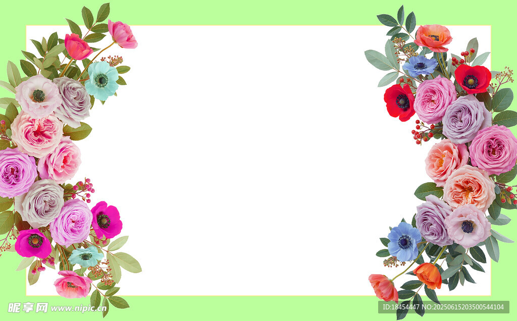 花卉展板