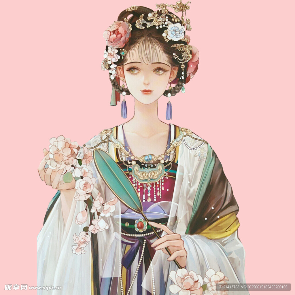 古風漢服佳人