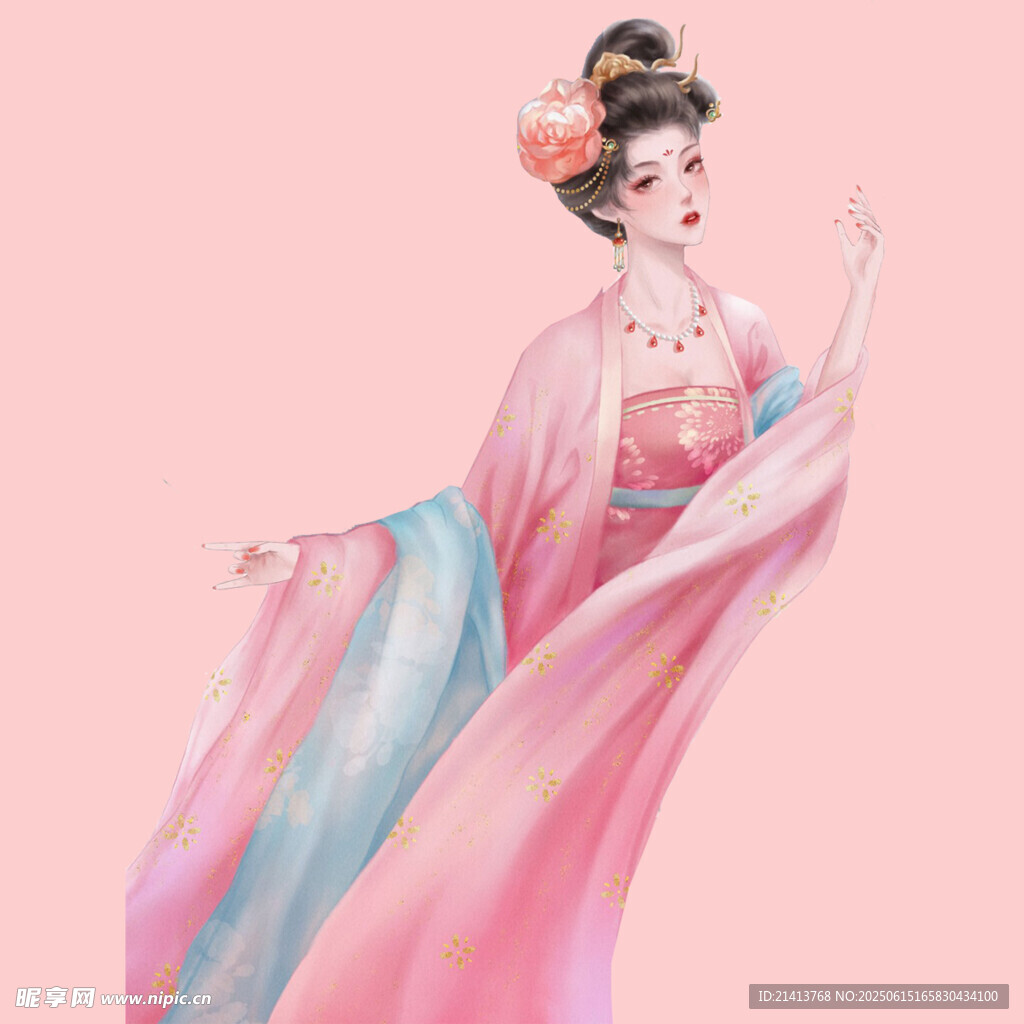 古風(fēng)飄逸的古典美人
