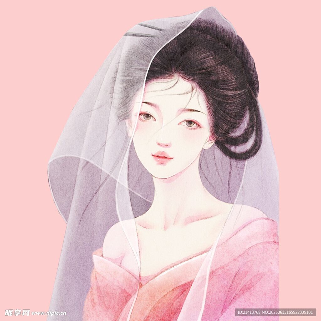 古風輕紗女子