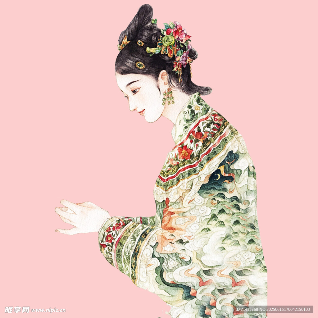 古風(fēng)漢服女子