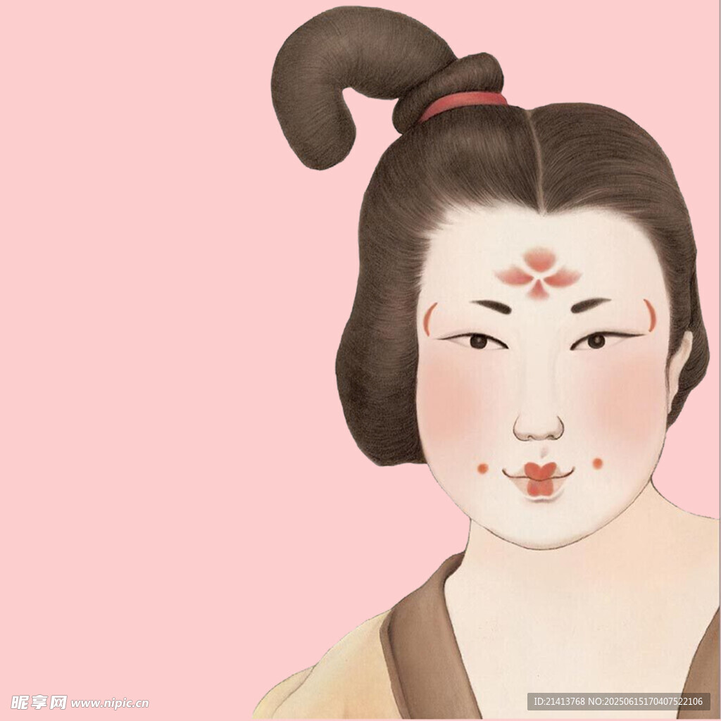 古風女子妝容造型展示