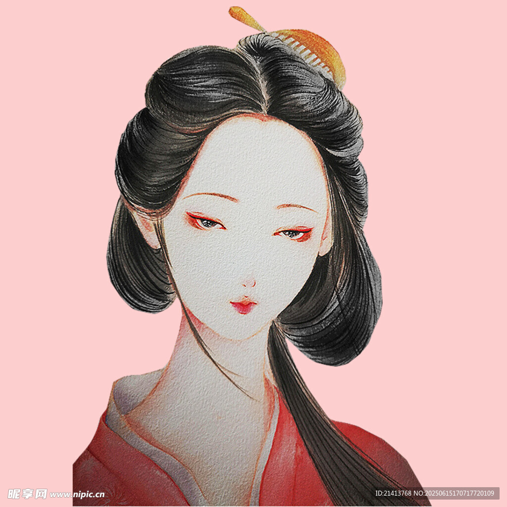 古風美人插畫