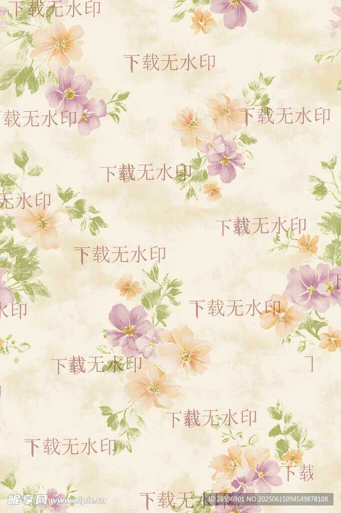 復古花卉